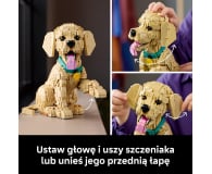 LEGO ICONS 11384 Szczeniak golden retriever - 1488997 - zdjęcie 6
